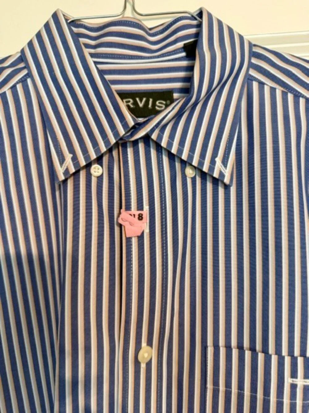 Orvis Sporting Tradition Shirt Mens Long Sleeve 100% Cotton Button Down - size M